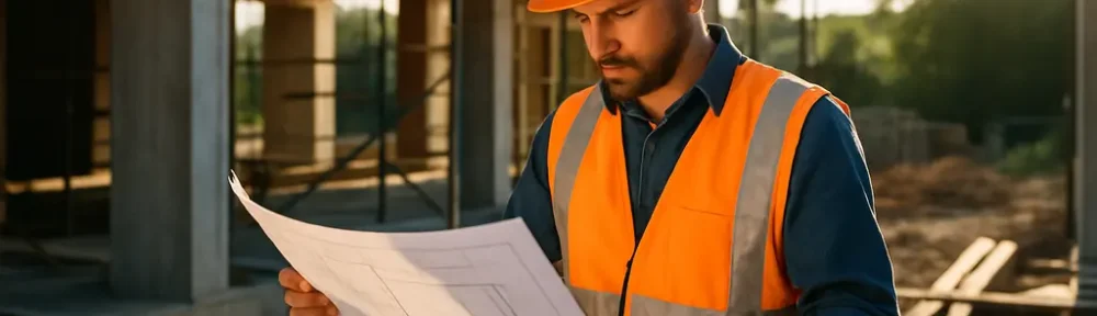 Residential construction site showing stricter energy codes planning challenges